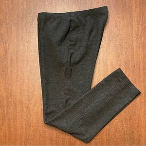 J. Jill Women’s Stretch 6 Petite Dark Gray Flat Front Knit Skinny Ankle Pants 6P